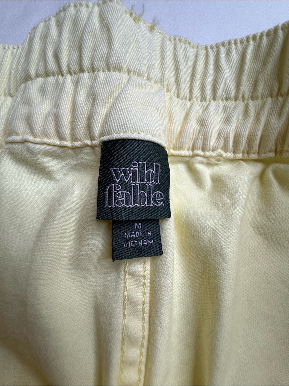 wild fable Soft Yellow Elastic Waist Skirt - Picture 4 of 11